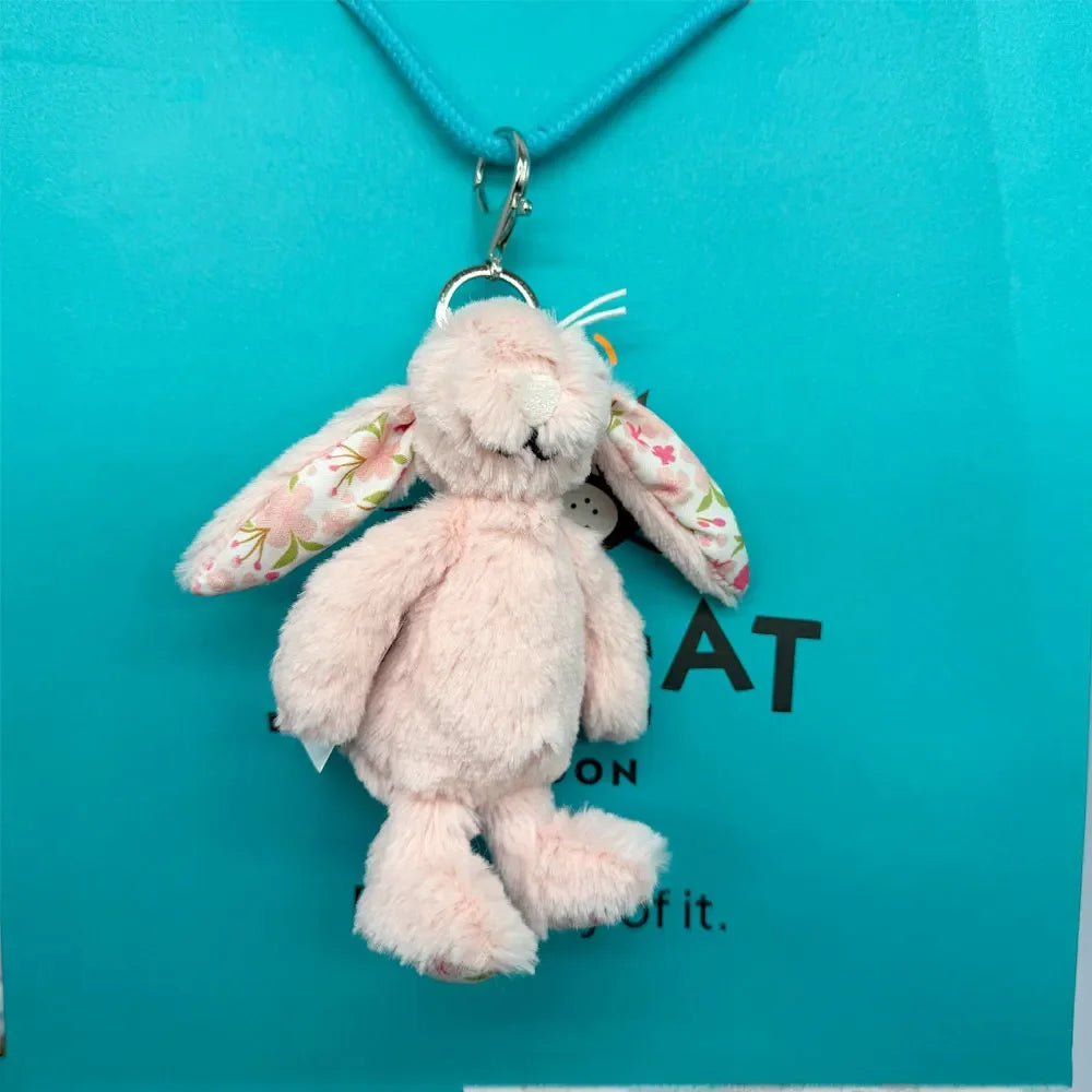 Cute Plush Bag Charm Keychain - Kawaii Soft Toy Pendant Birthday Gift for Girls