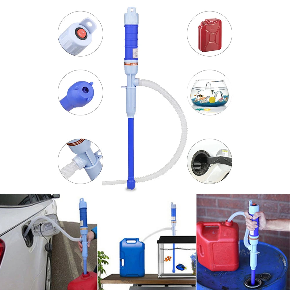 Electric Liquid & Oil Transfer Pump – Powered Water & Fuel Suction Pump for Outdoor Car, Vehicle, Gas & Liquid Transfer
