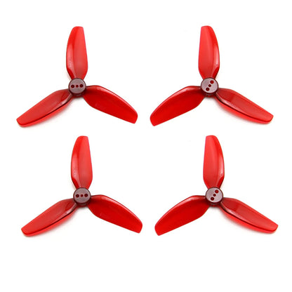 2 Pairs HQProp T3X3X3 3030 3-Blade Propellers – CW & CCW for RC FPV Freestyle 3" Toothpick & Cinewhoop Ducted Drones