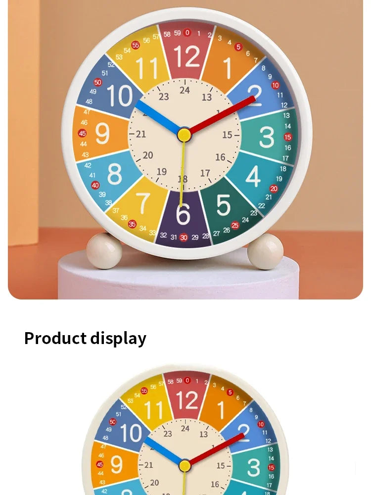 Early Learning Children’s Desktop Alarm Clock – Silent Wake-Up Clock for Bedroom & Living Room