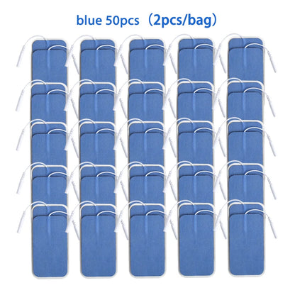 5×9cm Non-Woven Electrode Pads – 2mm Plug for TENS Muscle Stimulator & Acupuncture Machine, Gel Patch Accessories