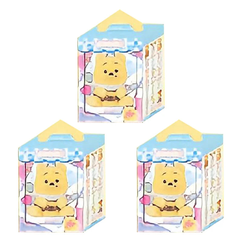 Disney Winnie the Pooh Vinyl Blind Box – Naughty Party Pooh Bear Mystery Pendant Toy, Cute Surprise Doll Gift