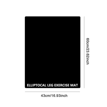 Ellipse Leg Exerciser Machine Mat – Soft Seated Foot Pedal Stepper Mat for Stability & Fitness Training