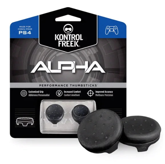 2PCS Performance Thumb Grip Caps — Silicone Analog Stick Covers for PS4 & PS5 Controllers