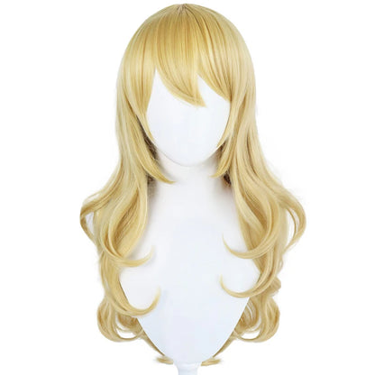 Princess Cosplay Wig for Girls - Synthetic Hair Halloween Birthday Party Costume Accessory