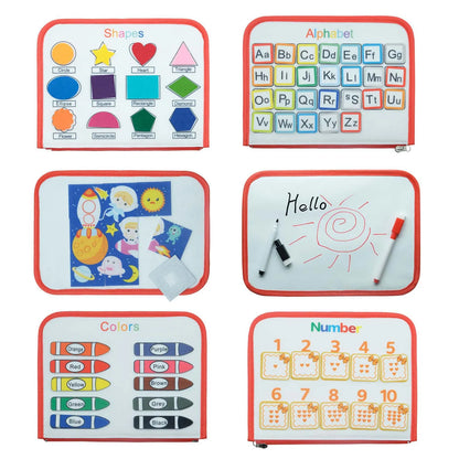 Busy Board Montessori Toy for Toddlers – Sensory & Fine Motor Skills Learning, Preschool Travel Activity for Boys