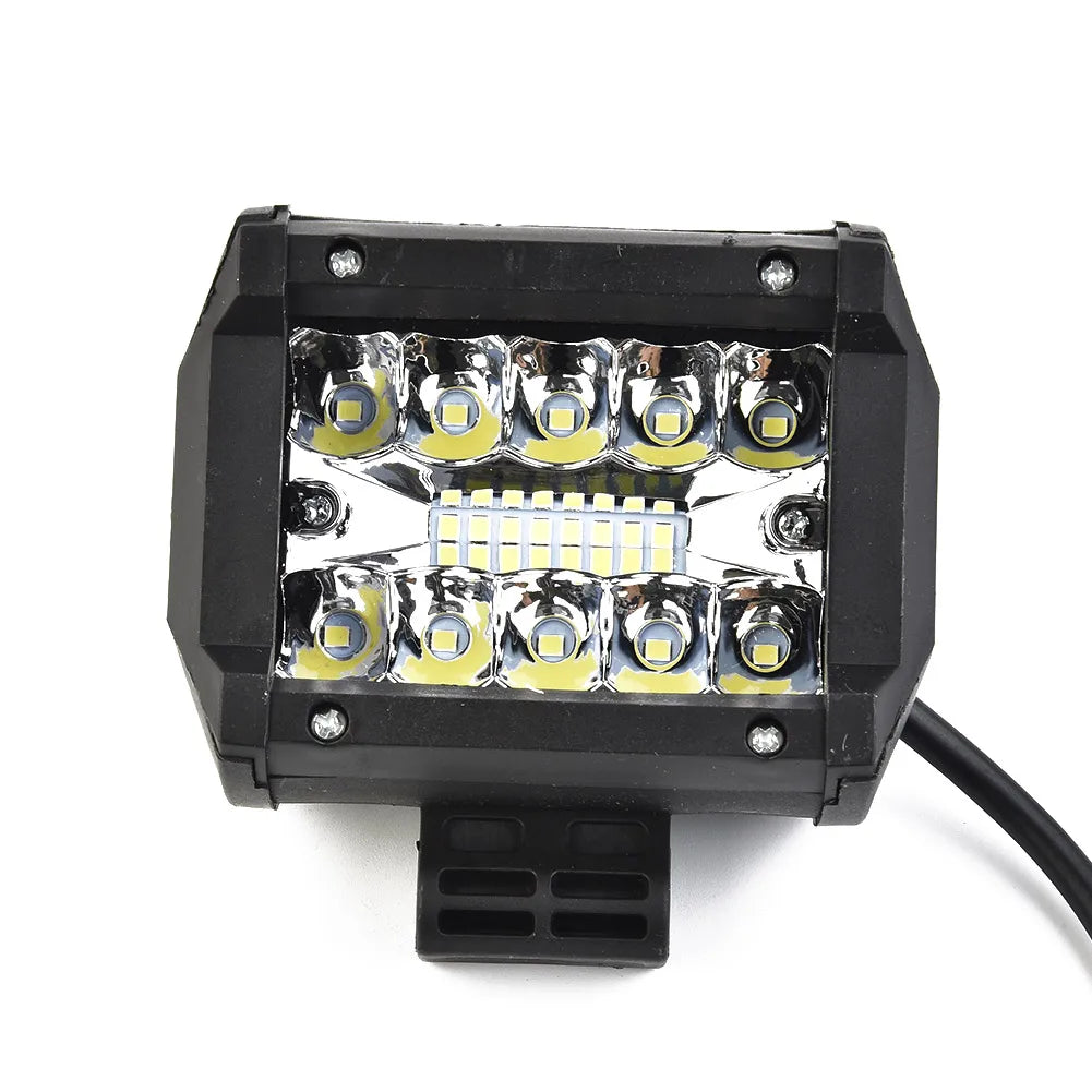 12V 60W LED Light Bar – Off-Road Spot & Flood Combo Work Light for Truck, Car, SUV, ATV, UTV & 4WD Headlight Lighting Accessories