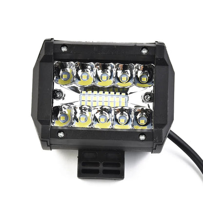 12V 60W LED Light Bar – Off-Road Spot & Flood Combo Work Light for Truck, Car, SUV, ATV, UTV & 4WD Headlight Lighting Accessories