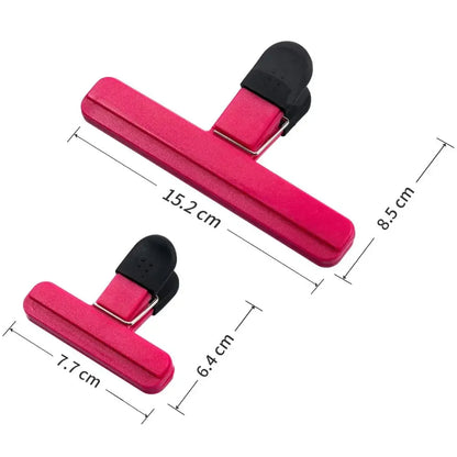 Portable Bag Clips – Plastic Kitchen Food & Snack Sealer Clamp for Storage and Organization