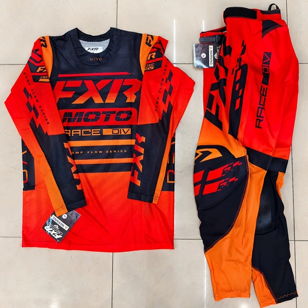 2025 FXR Off-Road Motorcycle Gear Set – MX Jersey & Pants Combo for Dirt Bike Racing & Motocross