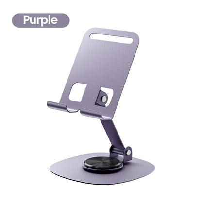 Olaf Rotating Cell Phone Holder - Adjustable Desktop Stand for iPad, Samsung & iPhone 15/14/13