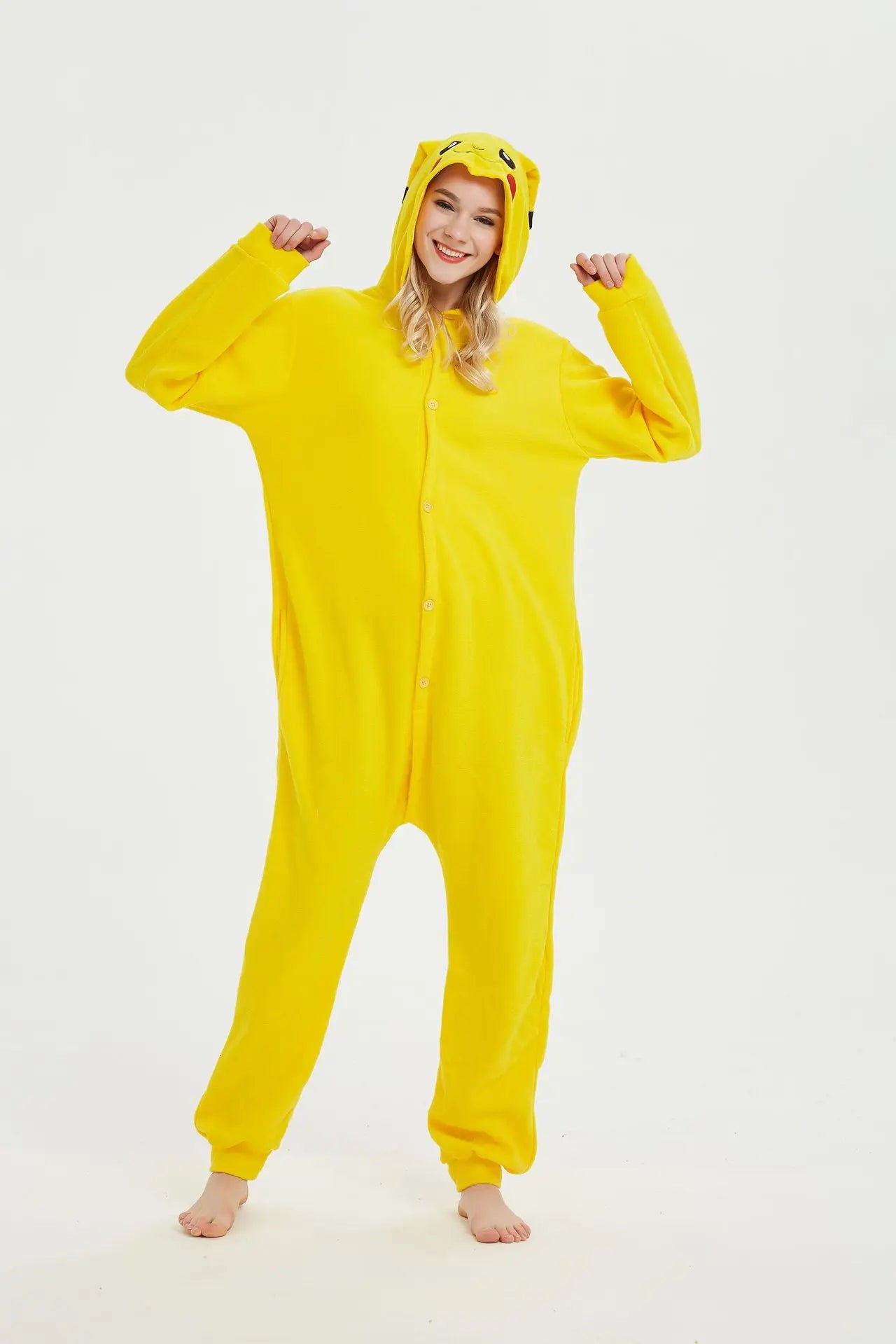 Pokémon Kigurumi Onesie — Pikachu, Gengar, Snorlax, Eevee, Squirtle, Umbreon Pajamas Cosplay Costume for Adults & Halloween Gift