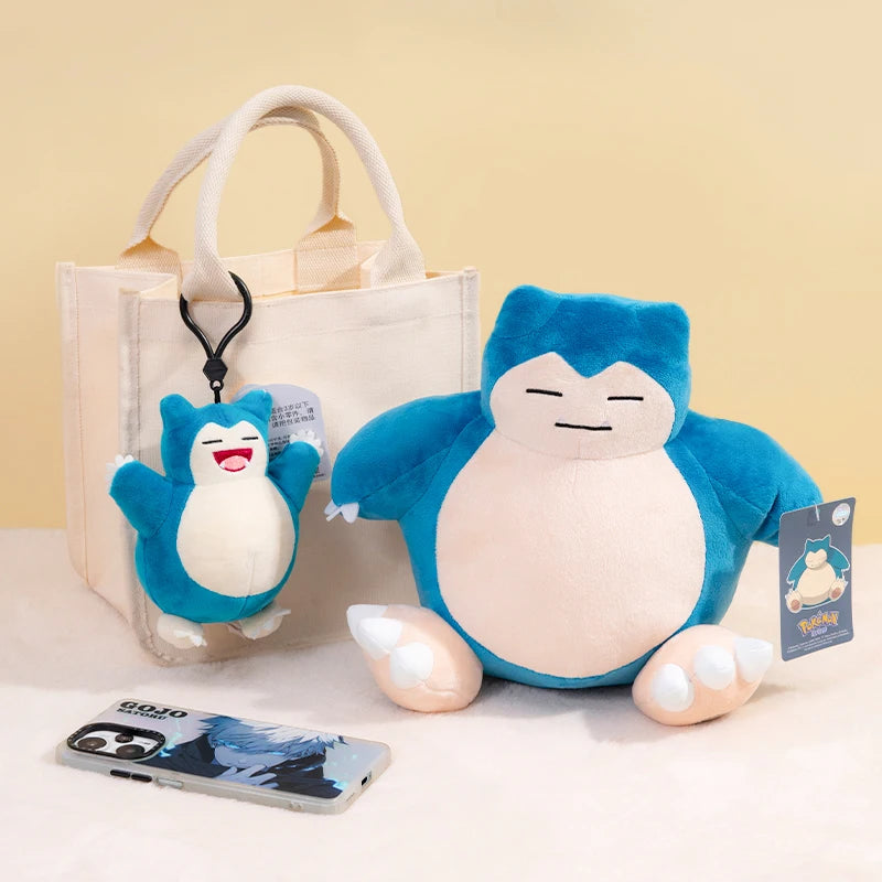 Pokémon Kawaii Snorlax Plush Toy – Cute Cartoon Stuffed Doll, Pendant & Throw Pillow, Birthday & Christmas Gift for Kids and Friends