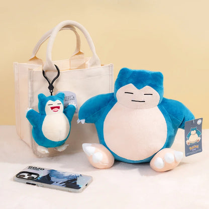 Pokémon Kawaii Snorlax Plush Toy – Cute Cartoon Stuffed Doll, Pendant & Throw Pillow, Birthday & Christmas Gift for Kids and Friends
