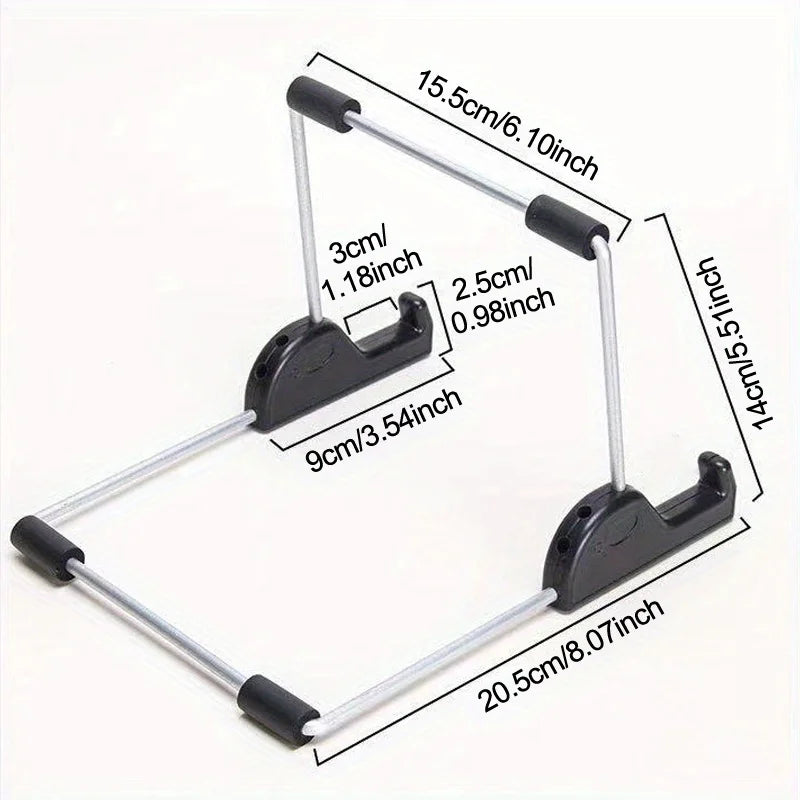Multi-Functional Foldable Tablet Stand – Lightweight Adjustable Support for Tablets and Laptops