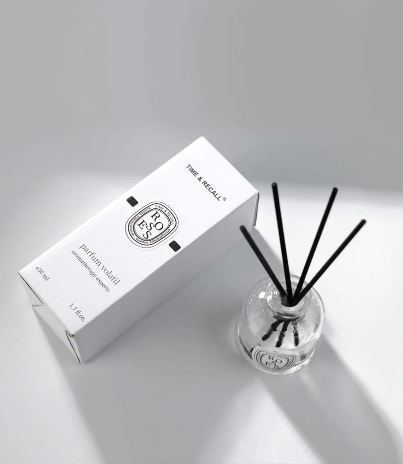 50ml Reed Diffuser Gift Set – Home Fragrance Oil with 4 Reed Sticks, Essential Oil Air Freshener for Bathroom & Home