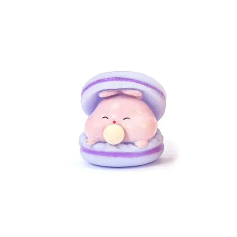 Cute Animal Spit Bubble Burger Toy – Stress Relief Pinch Toy for Kids, Office Fun & Desktop Decor