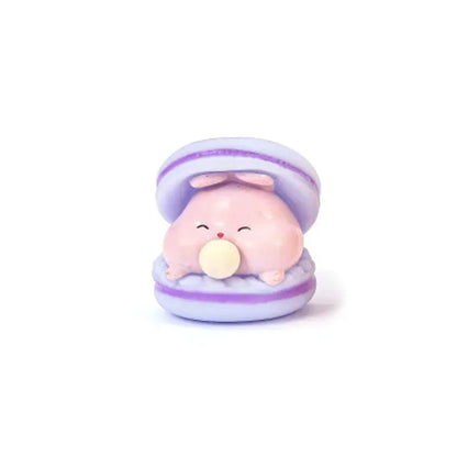 Cute Animal Spit Bubble Burger Toy – Stress Relief Pinch Toy for Kids, Office Fun & Desktop Decor