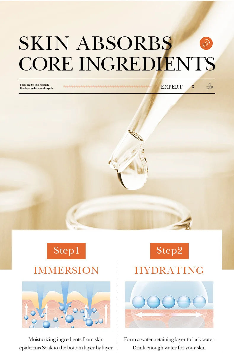 Facial Microneedling Serum Set – Yeast Freeze-Dried Peptides for Pore Shrinkage, Moisturizing, Brightening & Anti-Aging