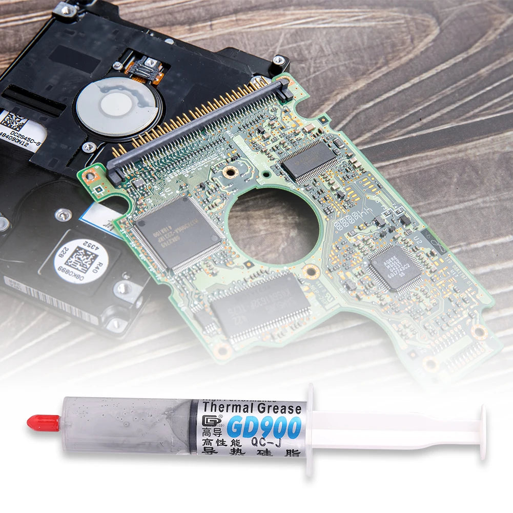GD900 Thermal Grease Paste 30g-1g — Heat-Dissipating Silicone Paste for CPU & Computer Board Repair