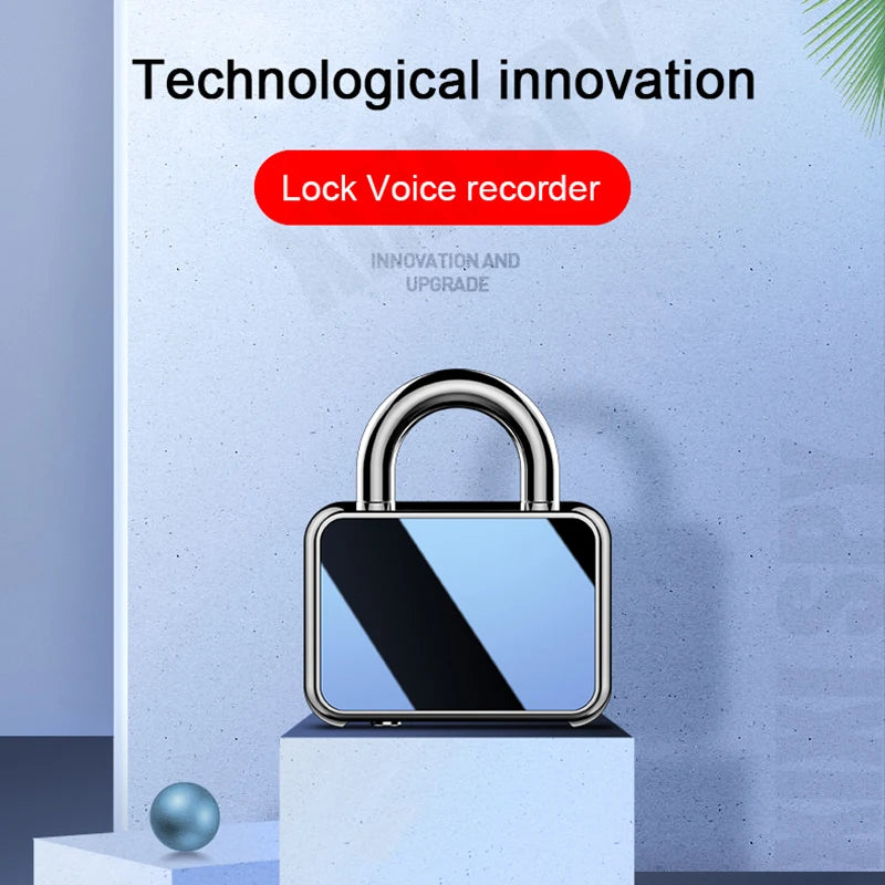 Mini Voice Recorder - Voice-Activated Digital Audio Recorder Keychain Wearable Micro Dictaphone STTWUNAKE