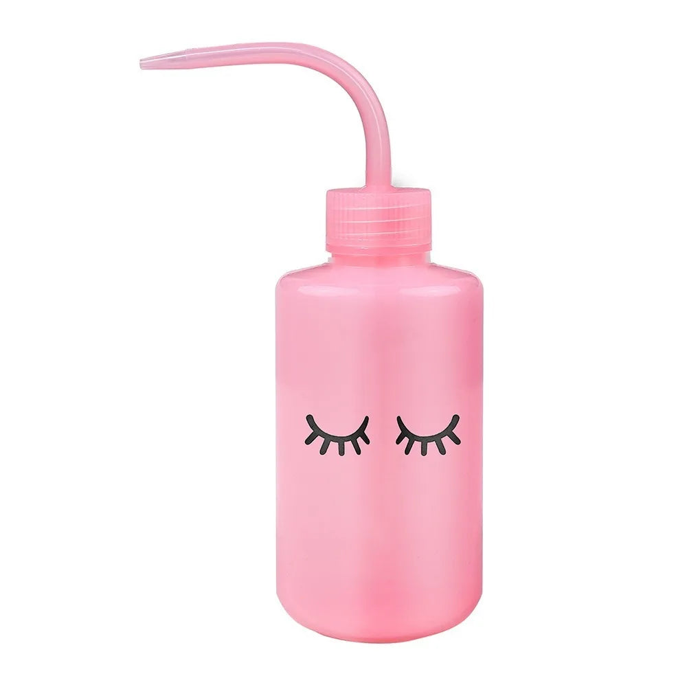 250ml Eyelash Cleaning Squeeze Bottle – No-Spill Wash Water Dropper for Eyelash Extensions, Tattoo Cleaning & Precision Liquid Dispensing Bottle