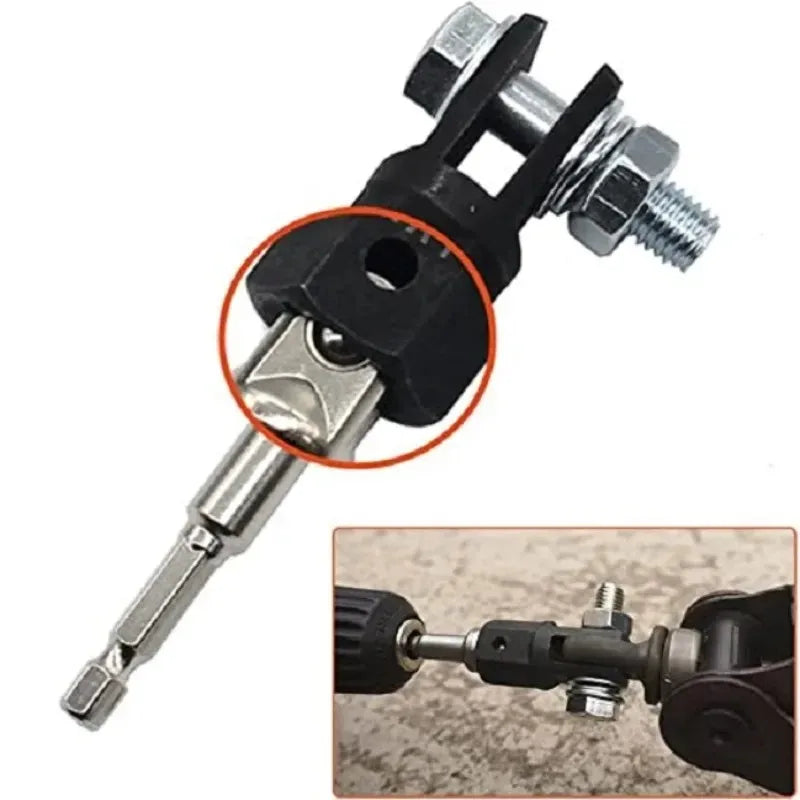 Scissor Jack Adapter — 1/2 Inch Chrome Vanadium Steel Wrench Tool for Automotive Jack & Impact Drill Sockets