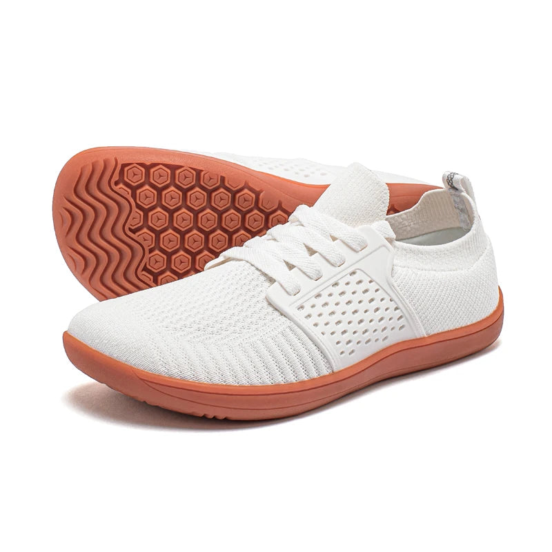 HOBIBEAR Wide Toe Barefoot Shoes – Minimalist Walking Sneakers for Men & Women, Zero Drop Sole, Breathable Mesh