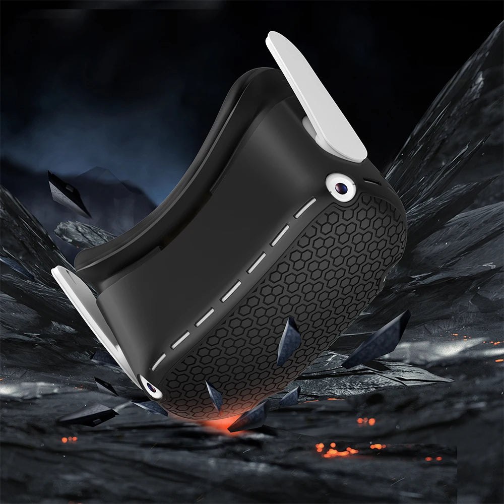 Silicone VR Protective Cover - Full Protection Shell Case Compatible with Quest 2 Accessories