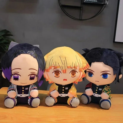 20cm Demon Slayer Plush Dolls — Kamado Tanjirou, Nezuko, Zenitsu & Kyoujurou Anime Toys | Kids Gifts from Kimetsu No Yaiba