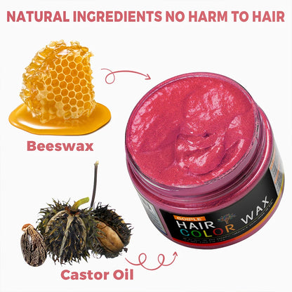 Halloween Hair Color Wax – Easy Wash DIY Temporary Hair, Eyebrow & Beard Dye Cream