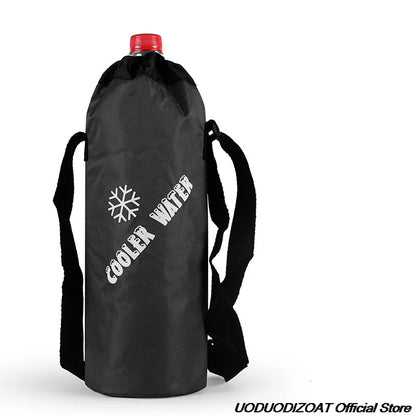 Universal Insulated Water Bottle Cooler Bag - Leakproof High Capacity Outdoor Bottle Pouch with Ice Pack
