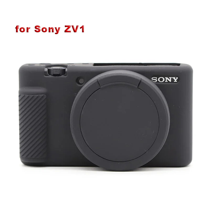 Sony RX100 ZV Series Silicone Camera Case - Soft Rubber Protective Body Cover Bag for RX100 III IV V VI VII ZV1 ZV-E10 Camera Protector