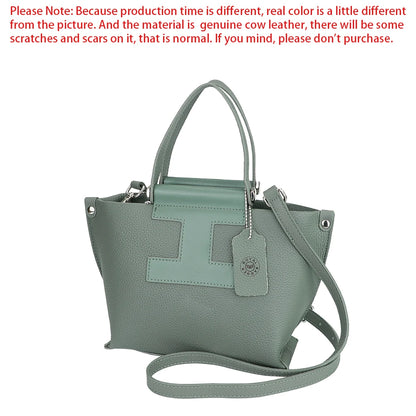 Royal Bagger Top-Handle Genuine Leather Handbag for Women – Trendy Casual Crossbody Bag with Adjustable Shoulder Strap 1859