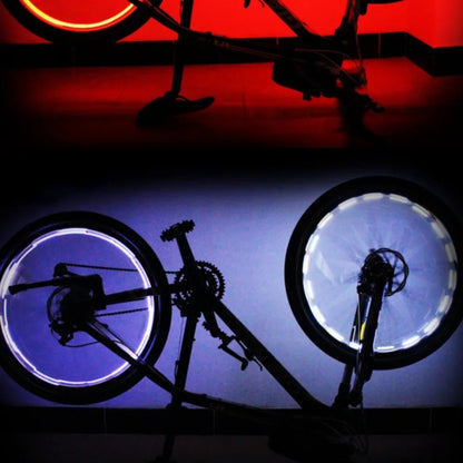 Bicycle Hot Wheel Lights - Mountain Bike Frame and Spoke Decoration Lights for Night Riding