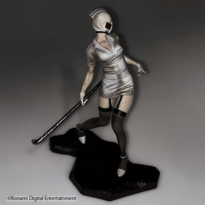 Silent Hill Figure – Bubble Head Nurse Red Pyramid Head Ornament, Horror Collectible Toy Gift