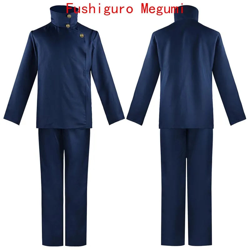 Jujutsu Kaisen Cosplay Costume - Yuji Itadori, Toge Inumaki & Megumi Fushiguro Uniform with Pants for Anime Conventions