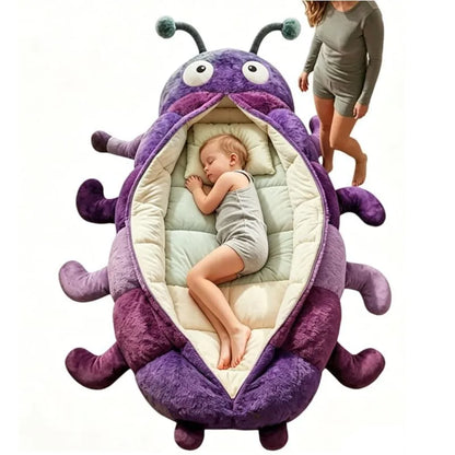 Hugging Caterpillar Sleeping Bag - Cozy Snuggle Design for Kids & Adults