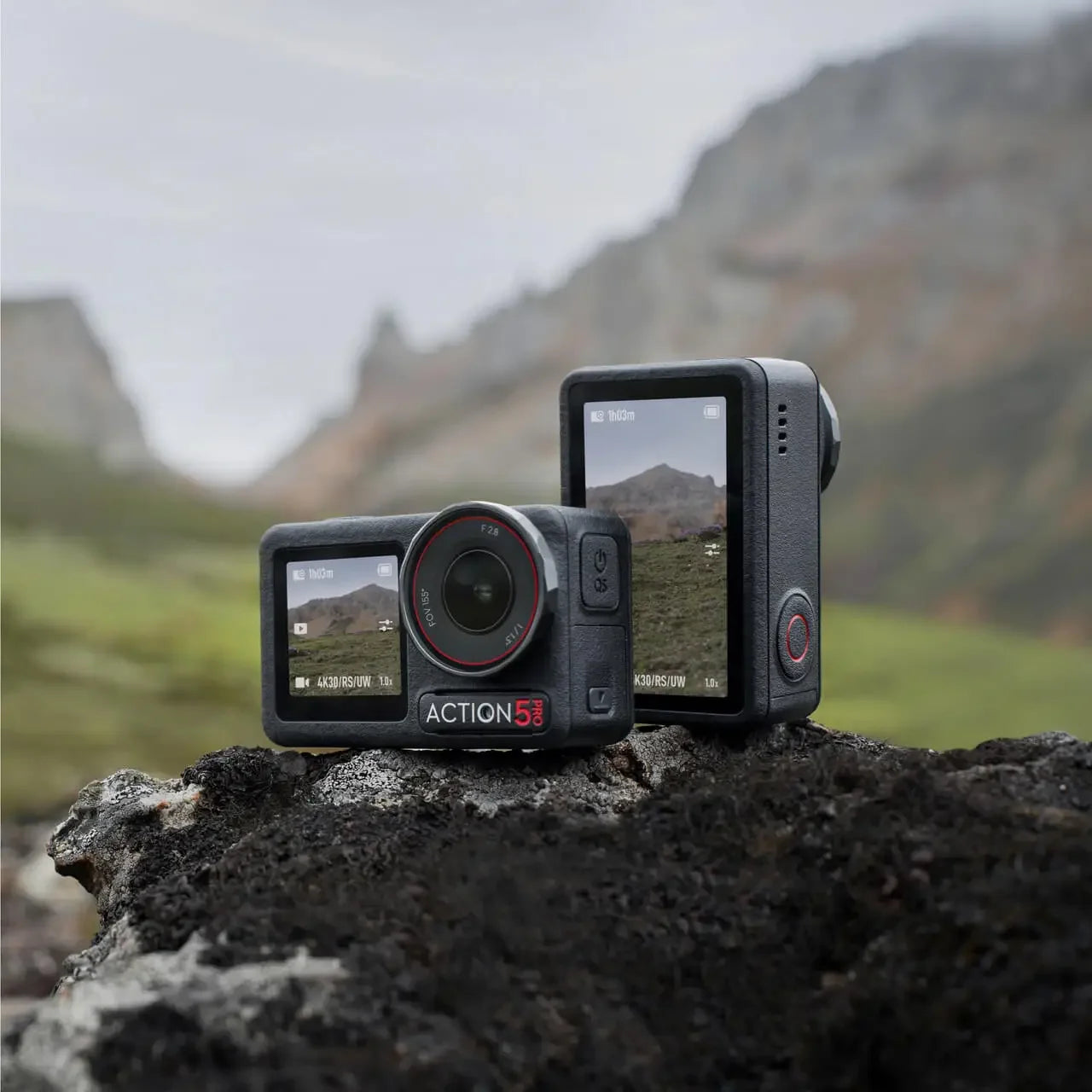 DJI Osmo Action 5 Pro – 4K Camera with 1/1.3" Sensor, 4-Hour Battery, 360° HorizonSteady & Robust Stabilization