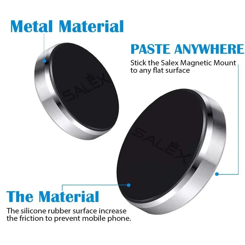 Universal Magnetic Car Phone Holder — Dashboard & Wall Mount Stand for iPhone, Xiaomi, Huawei, Samsung
