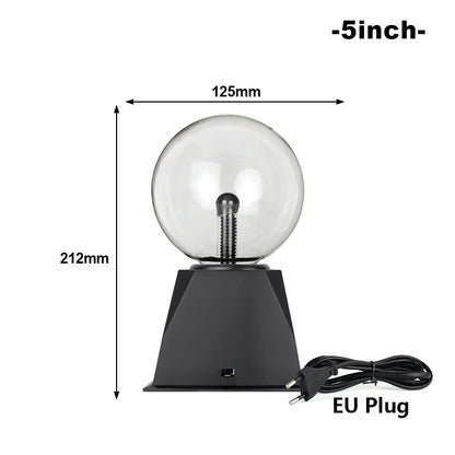 Magic Crystal Plasma Ball Lamp – LED Night Light for Kids, Bedroom & Gifts (3–8 Inch)
