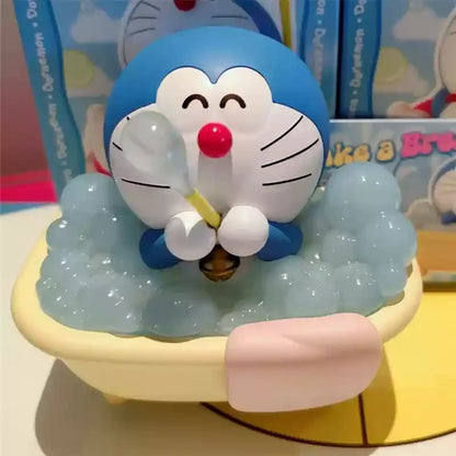 Genuine Doraemon Take a Break Series Blind Box Figures – Kawaii Anime Desktop Decor Toy, Room Ornament & Birthday Gift Collectible