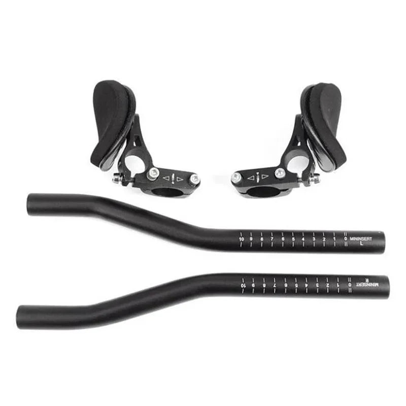 Aluminum Alloy Bicycle Handlebar Rest - Split TT Aero Bars for Long-Distance Cycling Comfort