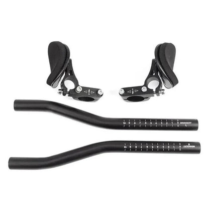Aluminum Alloy Bicycle Handlebar Rest - Split TT Aero Bars for Long-Distance Cycling Comfort
