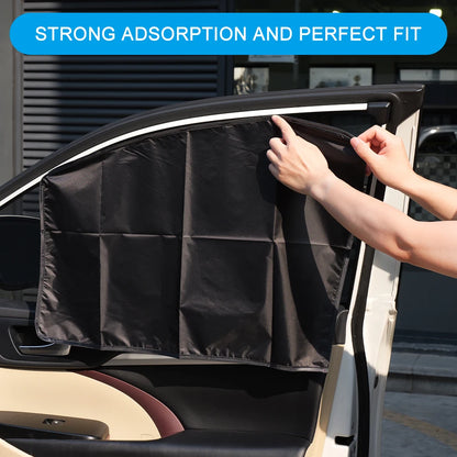 Magnetic Car Sunshade UV Protection Curtains | Double Sided Sun Shield Cover | Auto Window Sunshade Protector | DIY Accessories