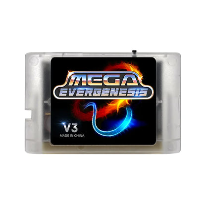 3000 in 1 Mega Genesis V3 Pro Game Card - 4GB TF Memory Card for SEGA Genesis Mega Drive Console