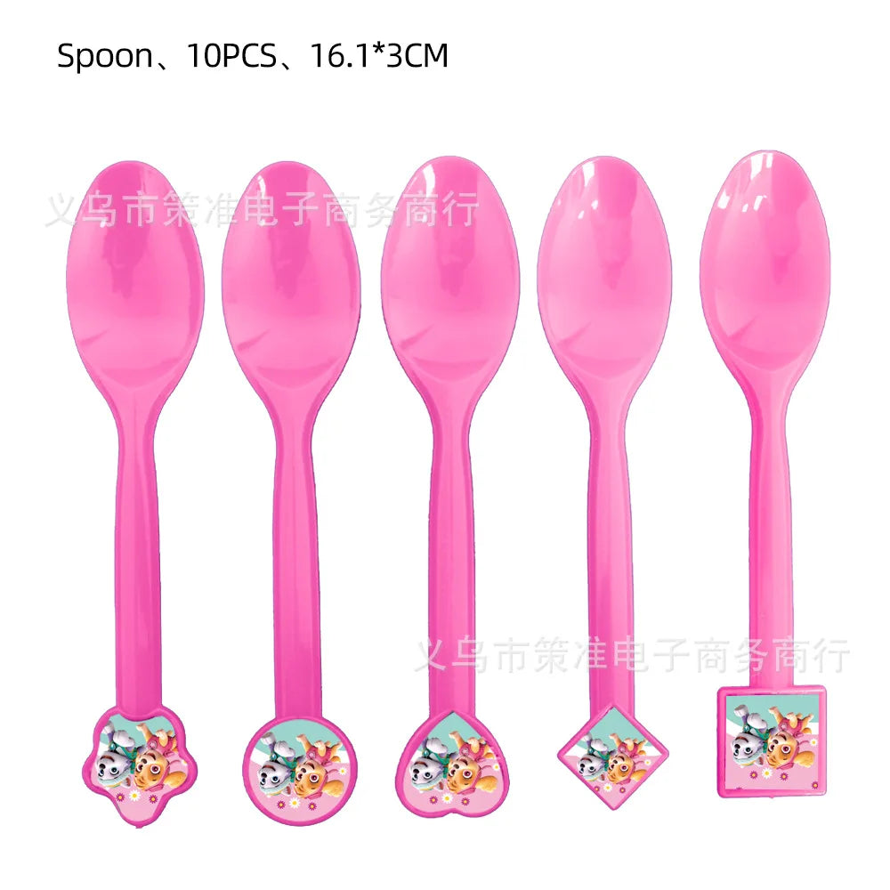 PAW Patrol Skye Pink Birthday Party Decorations Set – Foil Balloon Backdrop, Disposable Tableware & Baby Shower Supplies for Girls Kids Gifts