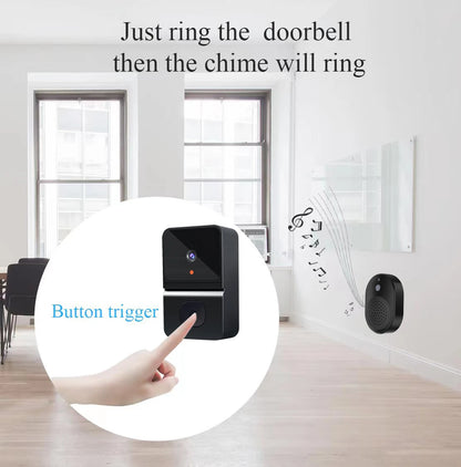 Intelligent Wireless Doorbell – Waterproof Smart Doorbell with 300m Remote Range, EU/UK/US Plug Options, Home Welcome Chime