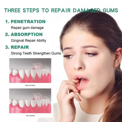 Fast-Acting Cavities Repair Mousse Toothpaste - Cleans, Whitens & Removes Yellow Plaque Stains - Relieves Gums, Toothache - Dental Care Solution