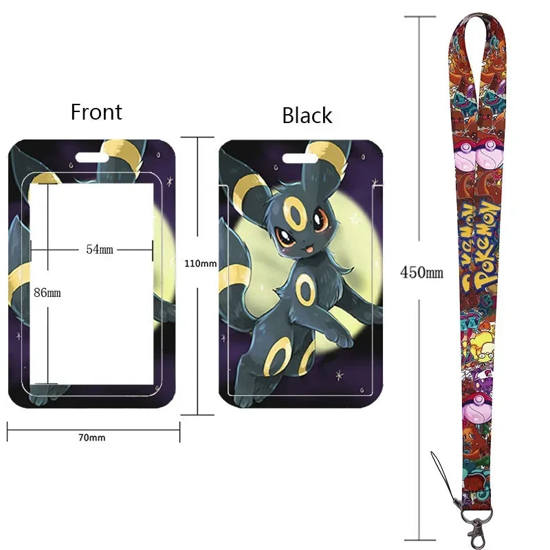 Pikachu Neck Strap Lanyard for Keys – ID Badge Holder, Keychain, Key Rings, Fashion Accessory Gift